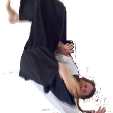 man upside down flying through the air